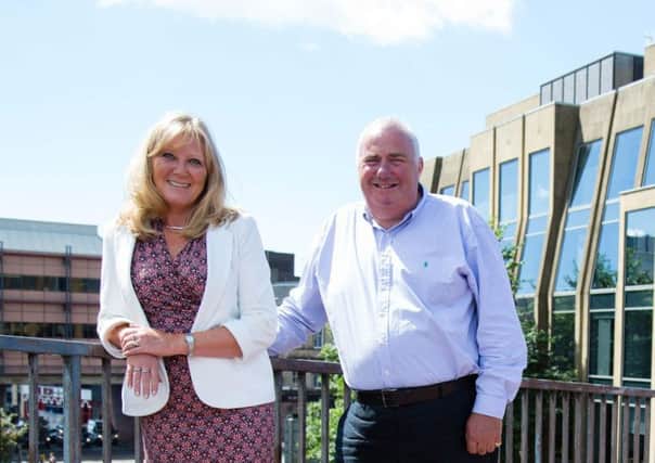 Big Partnership director Zoe Ogilvie with new chair Malcolm McPherson. Picture: Contributed