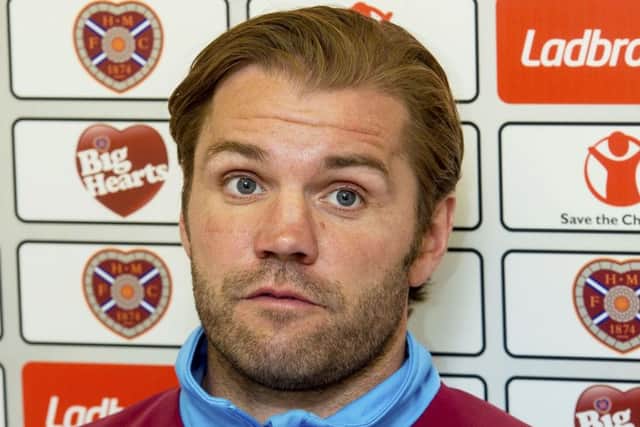 Hearts head coach Robbie Neilson has been impressed by new signing Nowak. Picture: SNS.
