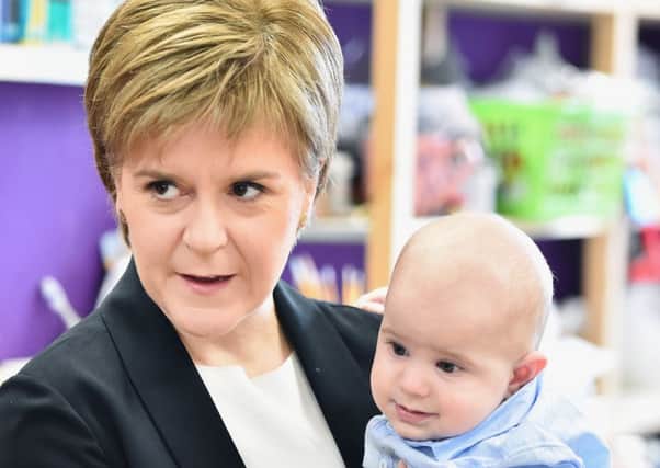 Nicola Sturgeon has made delivering a workable childcare regime a key part of her governments policies. Picture: Getty Images