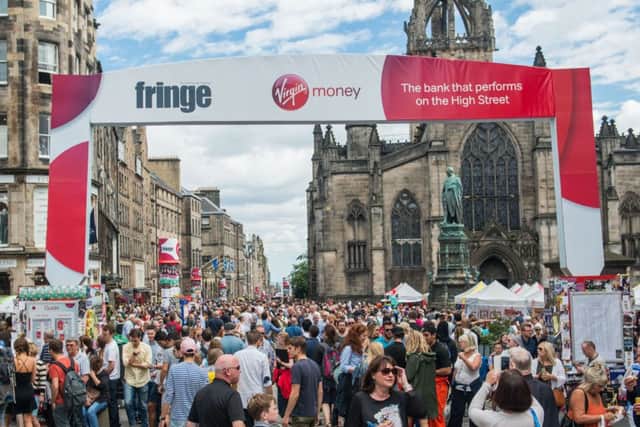 Festival season is in full swing in Edinburgh. Picture: Ian Georgeson
