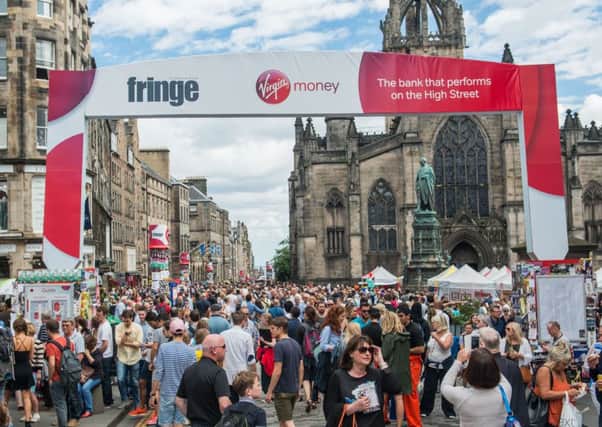 Festival season is in full swing in Edinburgh. Picture: Ian Georgeson