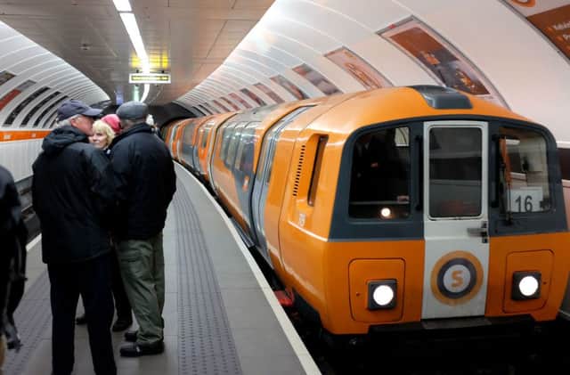 Passengers will be able to travel on the Glasgow Subway again from Wednesday after a 40-day shutdown. Photo: John Devlin