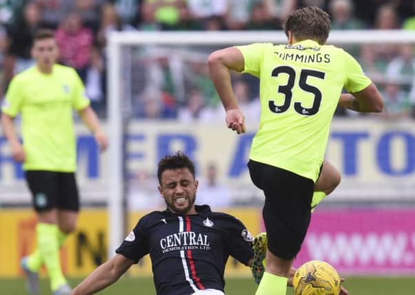 Falkirk v Hibs: as not seen on TV. Picture: SNS