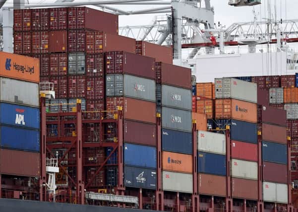 The UK's trade deficit widened in June as the pound fell. Picture: Andrew Matthews/PA Wire
