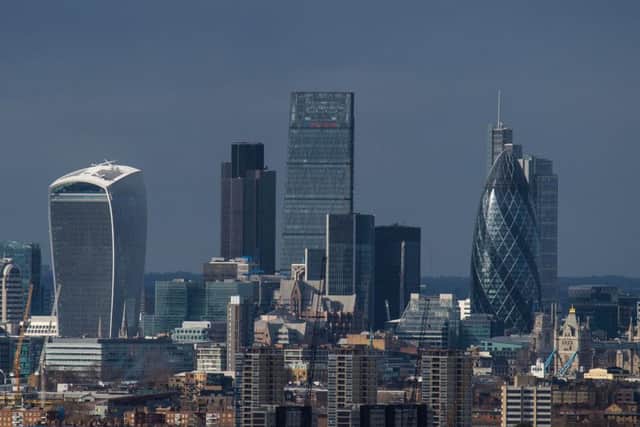 The number of finance jobs on offer in London has fallen. Picture: Dominic Lipinski/PA Wire