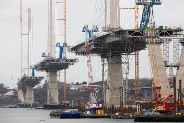 The new Forth Crossing has provided an economic boost. Picture: JP