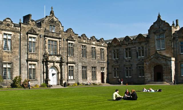 St Andrews university topped the survey. Picture: TSPL
