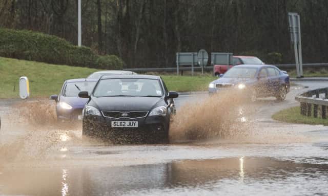 A flood warning for roads from heavy rain has been issued by Met Office.  Photo: Phil Wilkinson