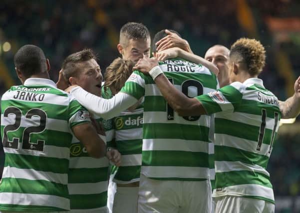 Celtic overcame Motherwell in the last 16. Picture: PA