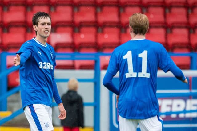 Ryan Hardie celebrates after scoring. Picture: SNS