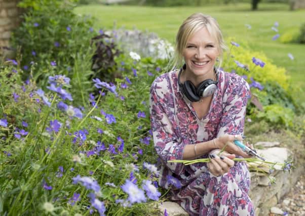 Jo Whiley in her garden. Picture: PA