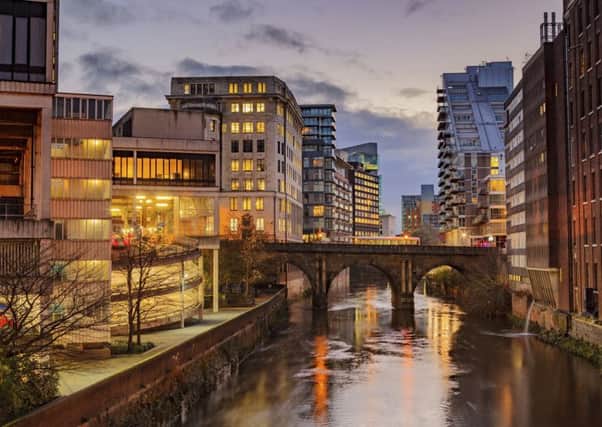 The River Irwell flows through Manchester city centre. Picture: Getty Images/iStockphoto