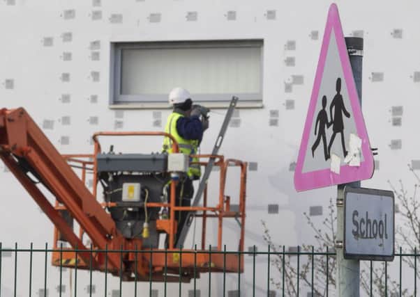 Oxgangs Primary School was one of 17 schools closed in the city due to safety concerns. Picture; SWNS