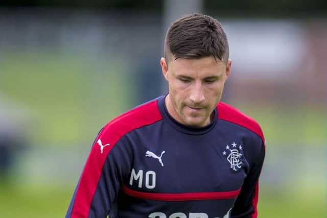 Michael OHalloran is eager to meet the challenge of the Rangers fans level of expectancy. Picture: SNS.