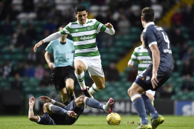 Tom Rogic scored twice during Celtics 5-0 defeat of Motherwell at Celtic Park. Theres a buzz about the place, says the Australian. Picture: Rob Casey/SNS