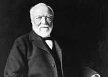 The philanthropist Andrew Carnegie.