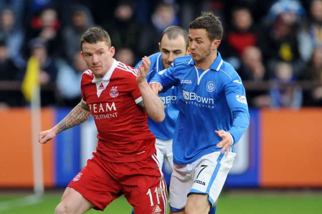 The clash between Aberdeen and St Johnstone will be the third of three League Cup quarter-final matches shown live. Picture: Ian Rutherford