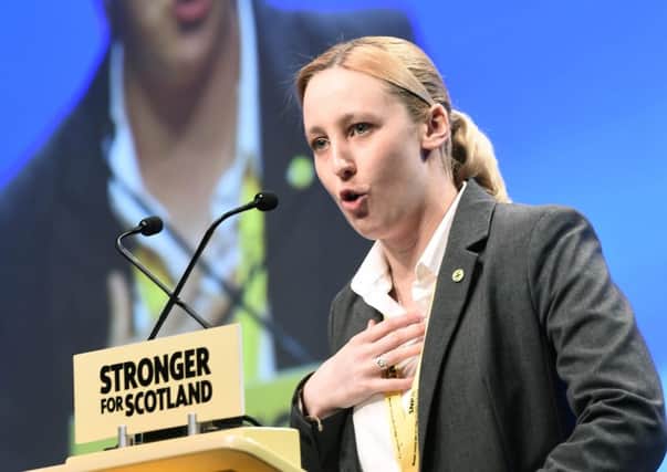 The exciting young SNP parliamentarian Mhairi Black has made her mark with speeches on vital issues. Picture: Jane Barlow