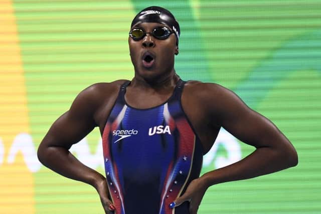 USA's Simone Manuel broke new ground but had to share gold