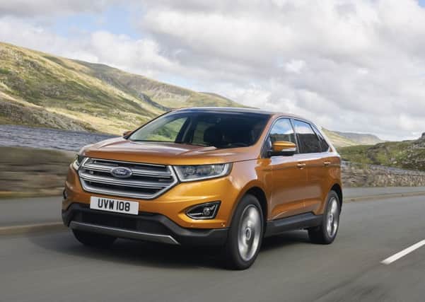 Ford's new Edge is a well built and handsome vehicle and offers a firm ride on fast bends