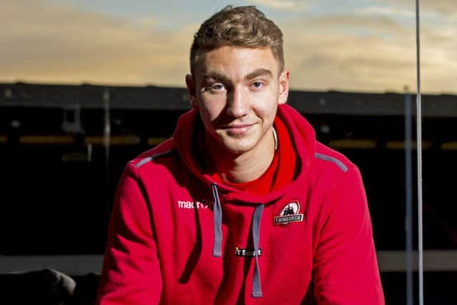 Jamie Ritchie is determined to grab his chances when they come but he has his feet firmly on the ground. Photograph: SNS Group/SRU Gary Hutchison