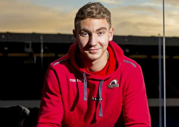 Jamie Ritchie is determined to grab his chances when they come but he has his feet firmly on the ground. Photograph: SNS Group/SRU Gary Hutchison