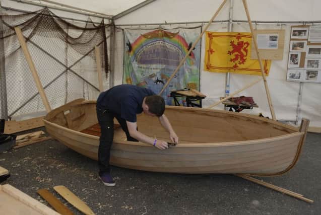 A new generation of boat-builder is emerging for events like the Portsoy Boat Festival. Photograph: Kathy Mansfield