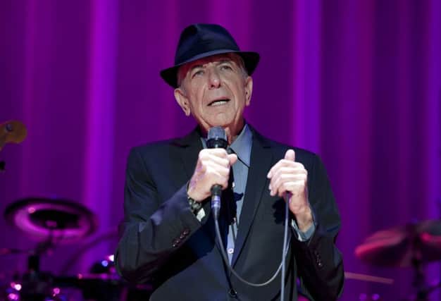 Leonard Cohen sent a touching final letter to his dying muse Marianne Ihlen prior to her death in July. Picture: PA