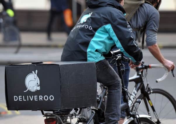 Deliveroo riders are in dispute over pay rates. Picture: PA