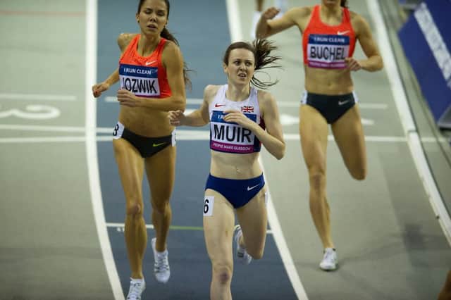 In-form Laura Muir progressed from her first round with minimum fuss