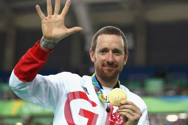 Sir Bradley Wiggins collects his fifth Olympic gold medal on Friday, to go with a silver and two bronze medals. Picture: Bryn Lennon/Getty Images
