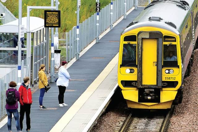 Campaigners say cuts to double-track sections, enabling trains to pass each other, have hit reliability on the Borders Railway.
Photograph: Ian Rutherford