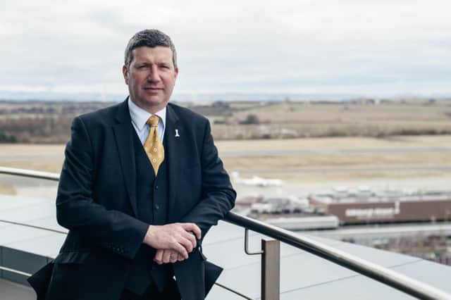 Edinburgh Airport chief executive Gordon Dewar: Article "gives an unrepresentative view of the airport"