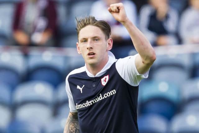 Declan McManus grabbed a double for Raith.