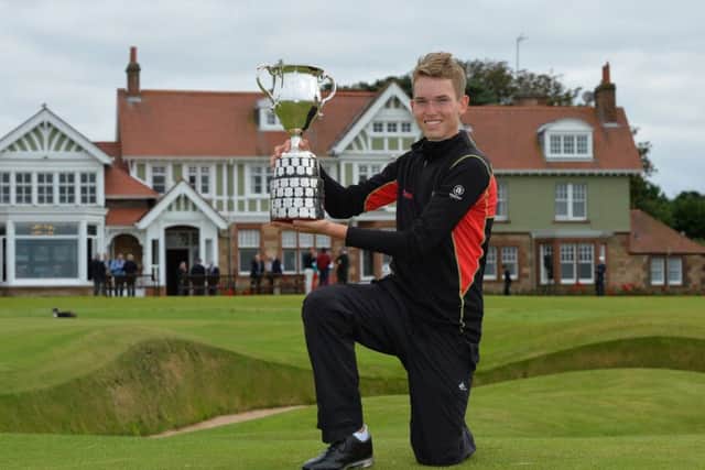Falko Hanisch wins The 90th Boys Amateur Championship at Muirfield. Picture: R&A