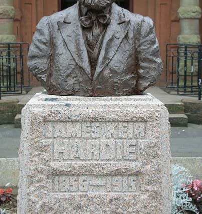 Bust of Keir Hardie situated in Cumnock. Picture: geograph.co.uk