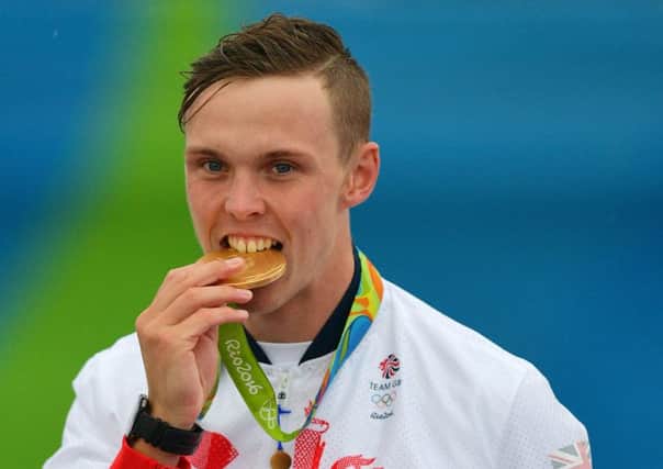 Kayaker Joseph Clarke earned his gold medal but it cost the country a massive financial investment. Picture: AFP/Getty Images