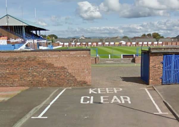 Irvine Meadow had announced plans to sell alcohol at their Meadow Park ground. Picture: Google