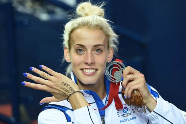 Lynsey Sharp won silver at the Commonwealth Games.


 Picture: Neil Hanna