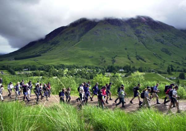 Runners in the Ben Nevis Race have been told to stick to the path. Picture: Robert Perry