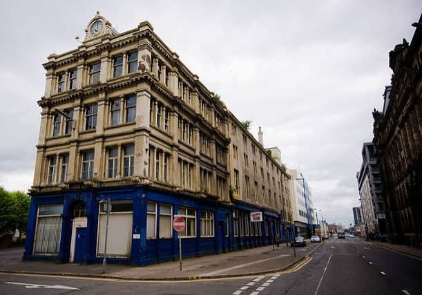 The Gusset Building was built in 1876 and stood in Morrison Street, Glasgow. Pictures: Ben Cooper