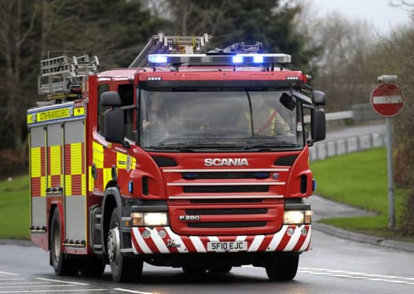 John Devlin 04/12/14 . CUMBERNAULD. Cumbernauld Fire Station. Stock shot's with Scottish Fire Brigade. Fire Fighters , FIRE , fire , fire fighters , car crash , emergency services , fireman , firemen , accident , siren , 999.