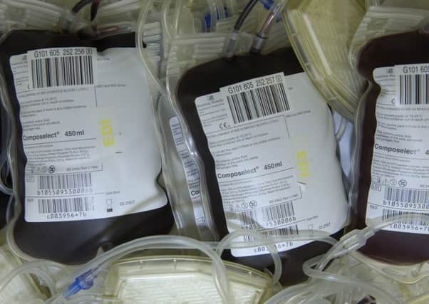 Scottish National Blood Transfusion Service always needs donations. Picture: Neil Hanna