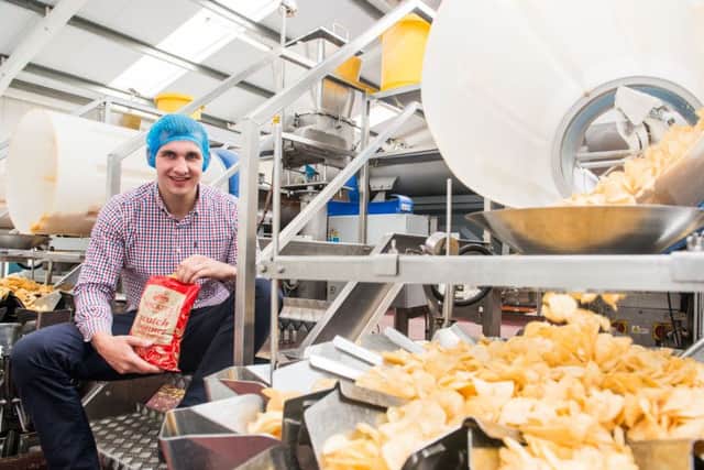 Ready to take on the world is James Taylor, commercial director of Mackies at Taypack. Picture: Ian Georgeson