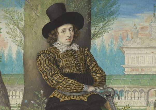 A Young Man Seated Under a Tree by Isaac Oliver, c1590-95. Picture: Contributed