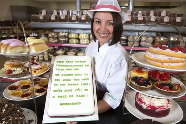 Anastasia Duncanson received her job offer by cake. Picture: Contributed