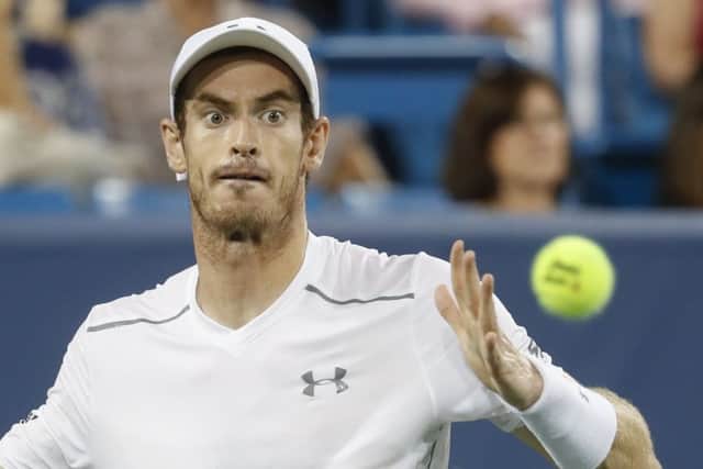Andy Murray defeated Juan Monaco, of Argentina in Cincinnati. Picture: John Minchillo/AP