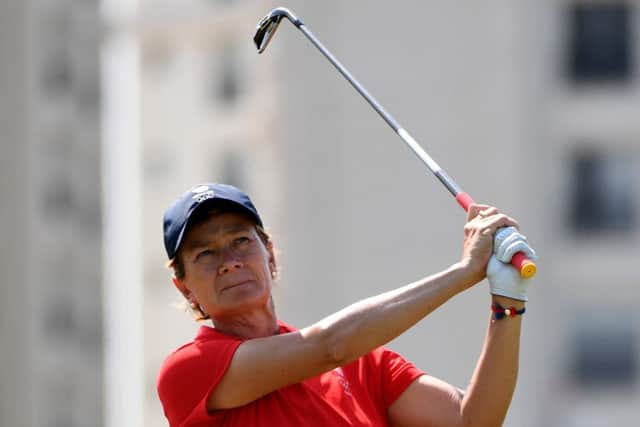 Catriona Matthew lies five shots off the lead after the second round of the Olympic golf tournament. Picture: Ross Kinnaird/Getty Images