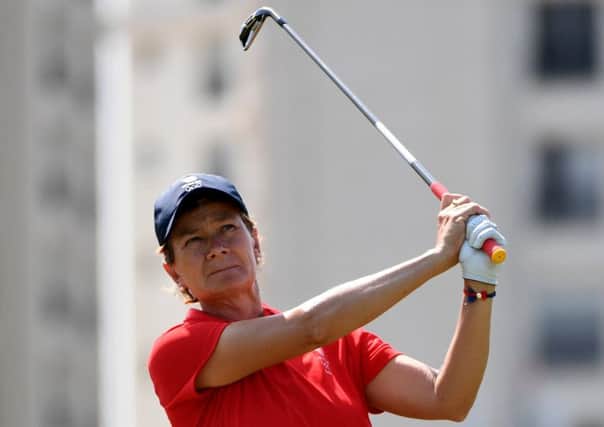 Catriona Matthew lies five shots off the lead after the second round of the Olympic golf tournament. Picture: Ross Kinnaird/Getty Images