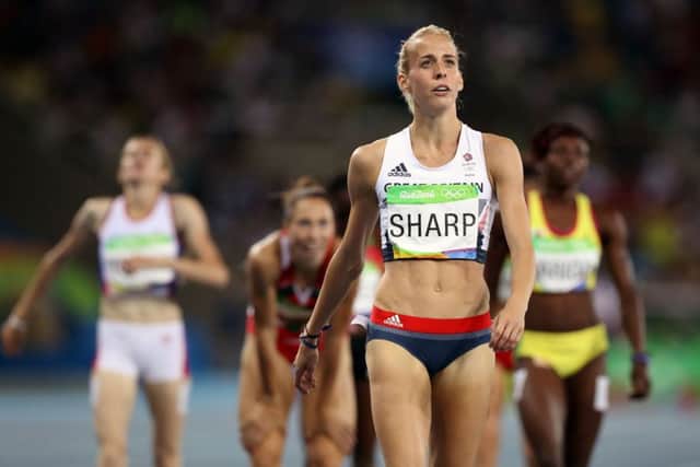 Lynsey Sharp was a strong second in her semi-final